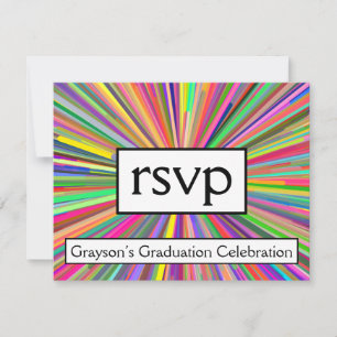 RSVP Cartão "rsvp" Atraente e Chamativo