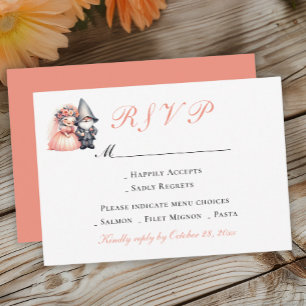 RSVP Casamento dos Gnomos do Jardim Verão de Ora