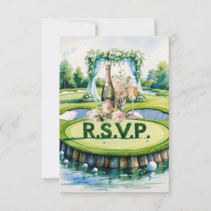 RSVP casamento GOLF responder estilo aquarela