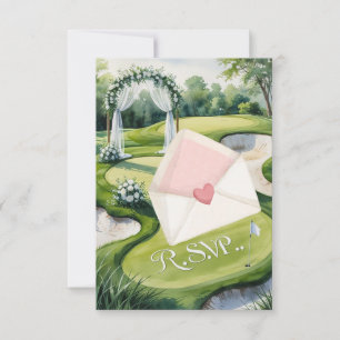 RSVP casamento GOLF responder estilo aquarela