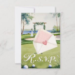 RSVP casamento GOLF responder estilo aquarela