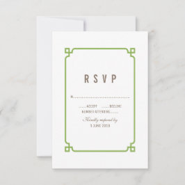 RSVP Casamento Greenery Deco Chic