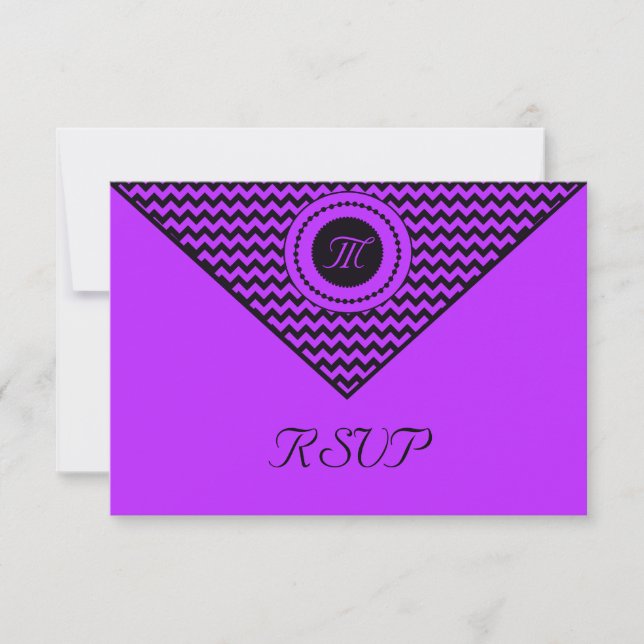 RSVP Chevron Roxo (Frente)