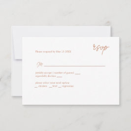 RSVP com script de caramelo MInimalmente