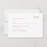 RSVP com script de caramelo MInimalmente