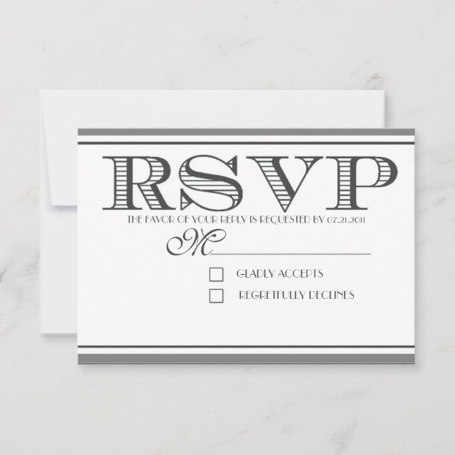 RSVP DA CAMEREE (Frente)