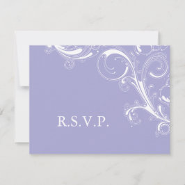 RSVP da Lavanda do Swirl Filigree