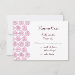 RSVP Damask Antigo (rosa)