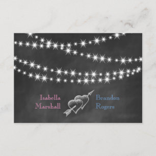 RSVP das Luzes Brilhantes do Quadro Negro Azul e R