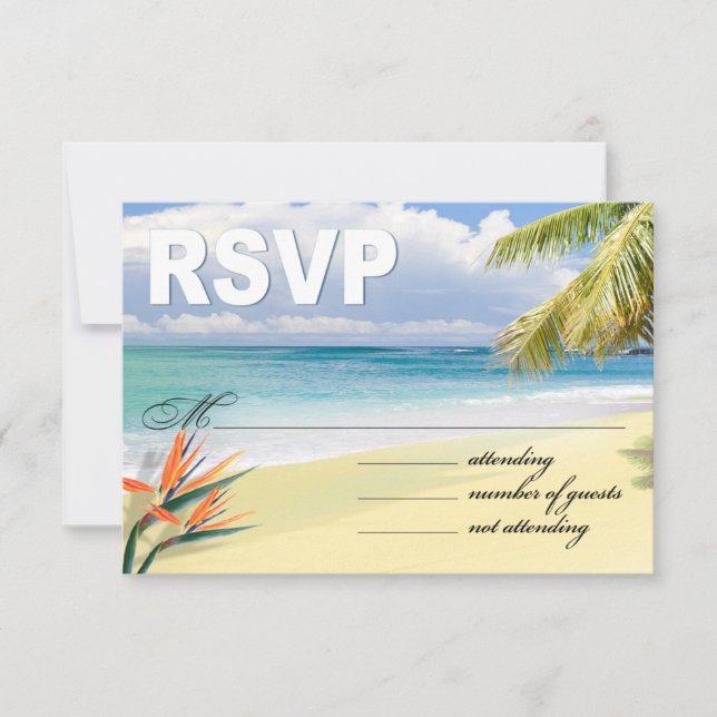 RSVP DE ÁGUAS EMERALD PERSONALIZADAS (Praia) (Frente)