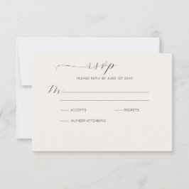 RSVP de Ampersand Floral de Linha Dourada e Tabula