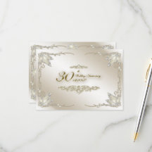 RSVP de Aniversário de Casamento de 30