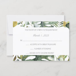 RSVP de Aquarela Tropical