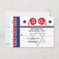 RSVP de Bilhetes de Futebol do bar Mitzvah