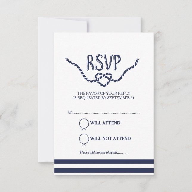 RSVP de Caligrafia de casando (Frente)