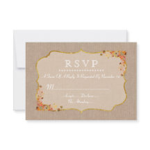 RSVP de Canvas de Linen