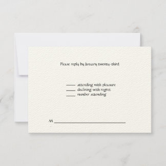 RSVP de casamento