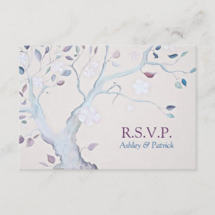 RSVP de Casamento de Árvore Fantasy