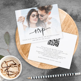 RSVP de Casamento de Código QR do Script de Orçame