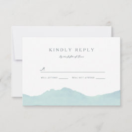 RSVP de Casamento de Cordilheira