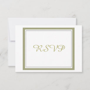 RSVP de Casamento de Fronteira Dourada