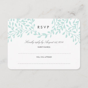 RSVP de Casamento de Jardim Secreto - Casa de Casa