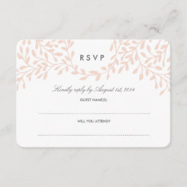 RSVP de Casamento de Jardim Secreto - Escamudo