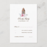 RSVP de Casamento de Lanterna