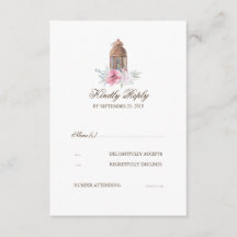 RSVP de Casamento de Lanterna