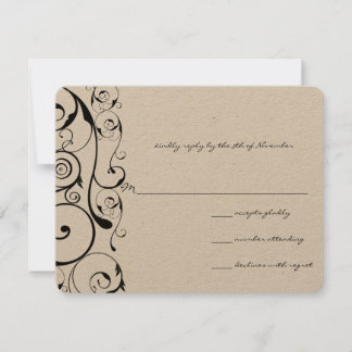 RSVP de Casamento de Nadinhos Negros