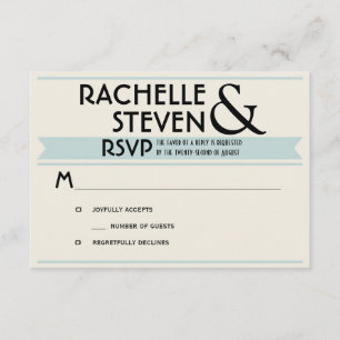 RSVP de Casamento de Outdoor