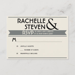 RSVP de Casamento de Outdoor