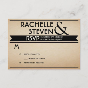 RSVP de Casamento de Outdoor