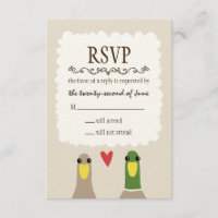 RSVP de Casamento de Patos