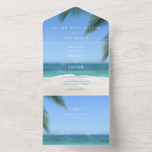RSVP de Casamento de Praia de Destino
