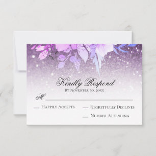 *~* RSVP de Casamento de RSVP de Casamento Floral 
