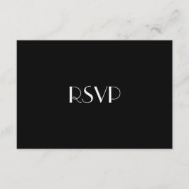 RSVP de Casamento de Tuxedo com Gay de Chic & Mode