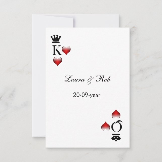 Rsvp de casamento de Vegas (Frente)