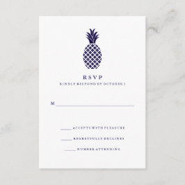RSVP de Casamento do Abacaxi do Marinho Clássico