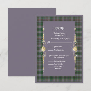 RSVP de Casamento do Antigo Tartan