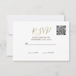 RSVP de Casamento do Código QR da Árvore de Palma 