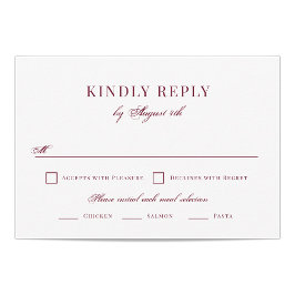 RSVP de Casamento Elegante