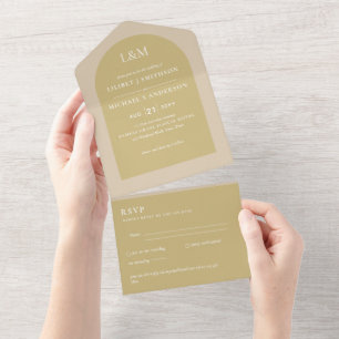 RSVP de Casamento Elegante Simples e Moderno