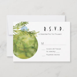 RSVP DE CASAMENTO, Enfeites de natal Verde