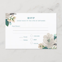 RSVP de Casamento Floral Golightly