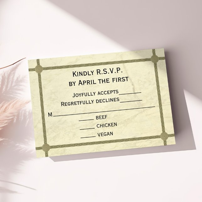 RSVP de Casamento Grego (Greek Wedding RSVP)