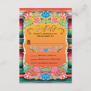 RSVP de Casamento Mexicano