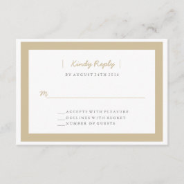 RSVP de Casamento Minimalista | EDDINHAS