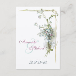 RSVP de casamento não me esqueças