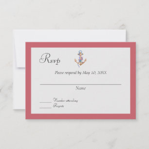RSVP de Casamento Náutico